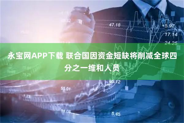 永宝网APP下载 联合国因资金短缺将削减全球四分之一维和人员
